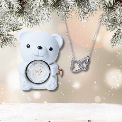 Czuły Prezent - Wieczny Niedźwiedź i spersonalizowany naszyjnik