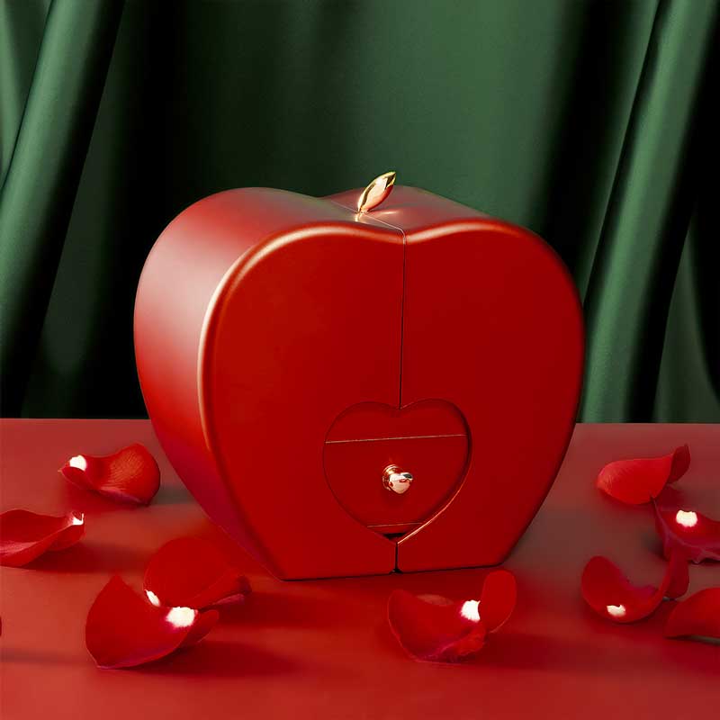 Czuły Prezent - Zestaw Jabłko i naszyjnik Miłość